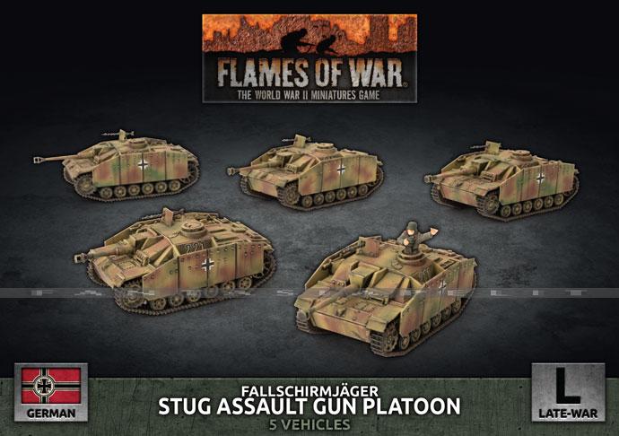 Fallchirmjäger StuG Assault Gun Platoon (Plastic)