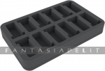 Figure Foam Tray 35 mm (1.4 inches) Half-size with 12 Slots