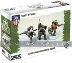 Dust Tactics: Corps Officiers (Heavy Rangers Command Squad)