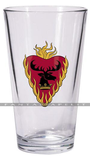 Game of Thrones Pint Glass: Stannis Sigil