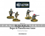 Bolt Action: British Airborne Flamethrower and Sniper Teams