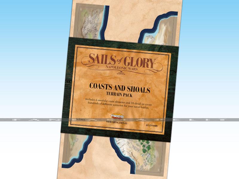 Sails of Glory -Terrain Pack: Coasts and Shoals