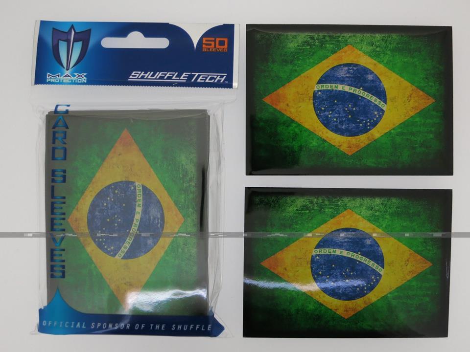 Sleeves: Shuffle-Tech Flag Series -Brazil (50)