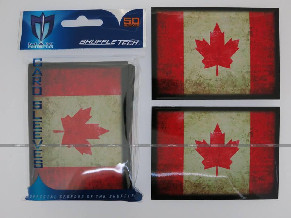 Sleeves: Shuffle-Tech Flag Series -Canada (50)
