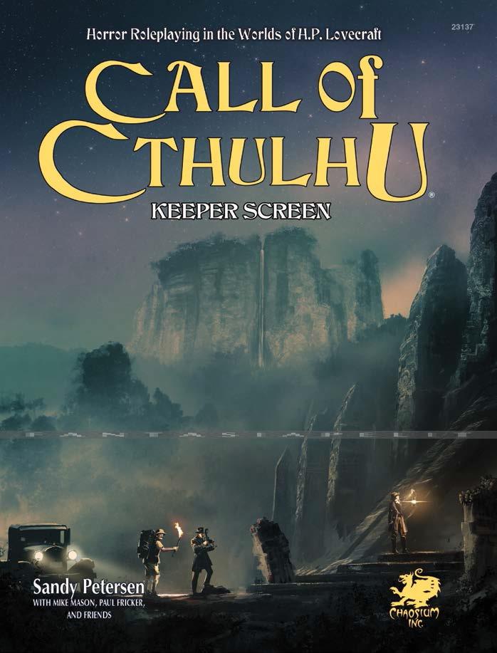 Call Of Cthulhu RPG 7th Edition Keeper's Screen Pack