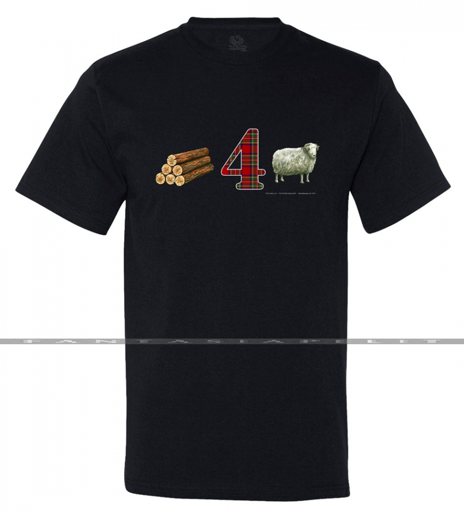 Wood 4 Sheep T-Shirt, L-size