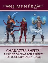 Numenera: Character Sheets