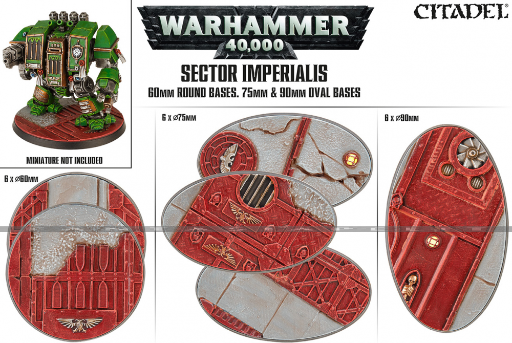 Sector Imperialis: 60mm Round Bases and 75mm & 90mm Oval Bases