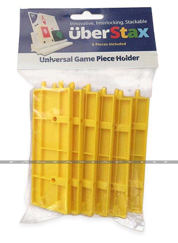 UberStax: Universal Game Piece Holder -Yellow