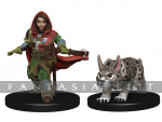 Wardlings Pre-Painted Miniatures: Girl Ranger and Lynx
