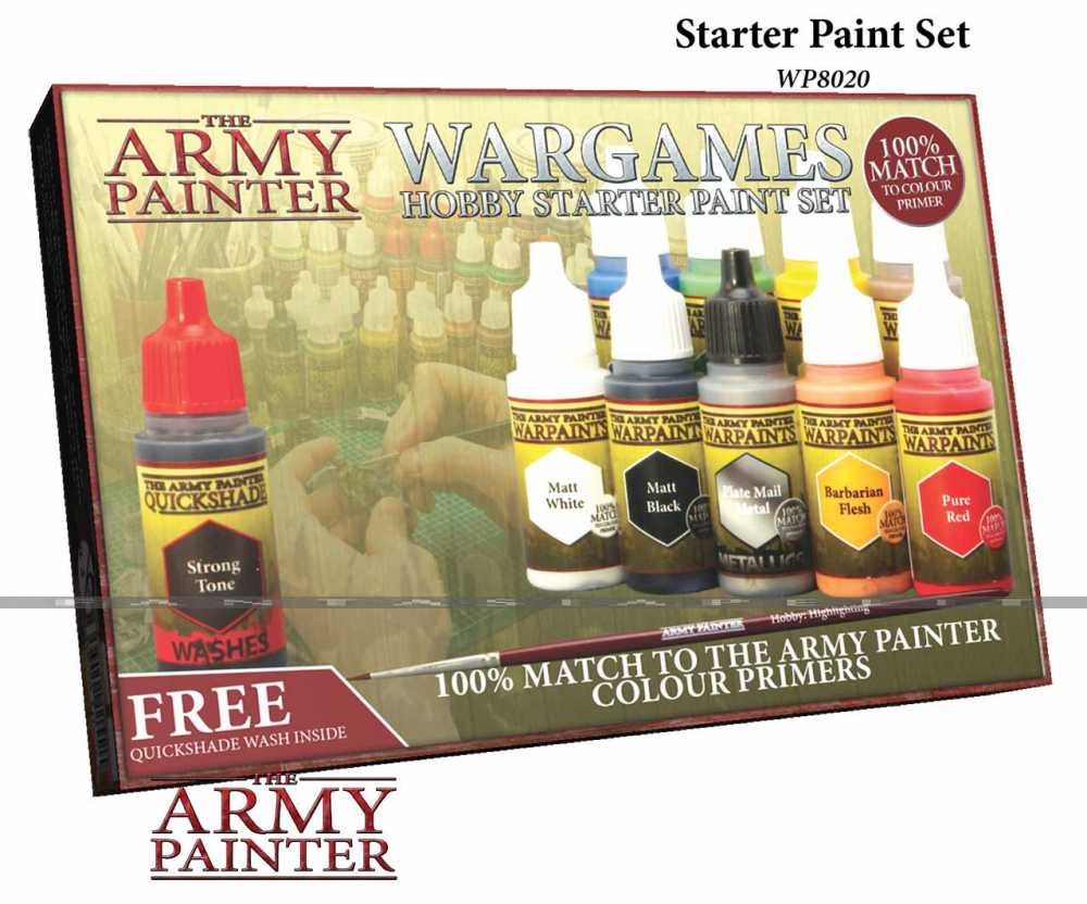 Wargames Hobby Starter Paint Set