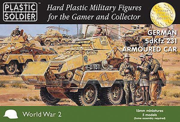 15mm Easy Assembly: German Sdkfz 231 Armoured Car
