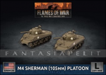 M4 Sherman (105mm) Platoon (Plastic)