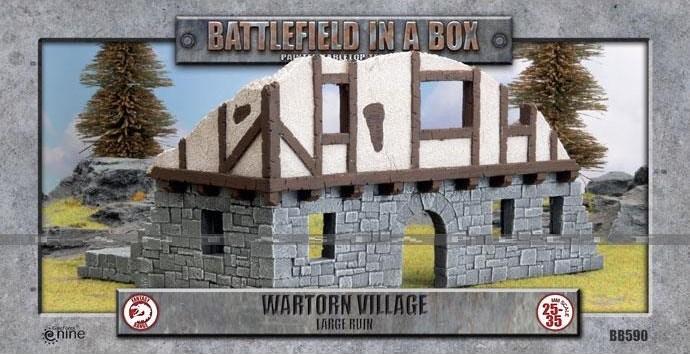 Battlefield in a Box - Wartorn Village: Large Ruin (30mm)