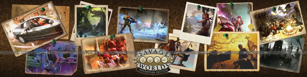 Savage Worlds Adventure Edition: Game Master Screen & Mini Settings