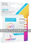 Matte Square-Sized Sleeves 73 x 73 mm -Clear (50)