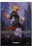 Magic the Gathering: Stained Glass Wall Scroll -Chandra