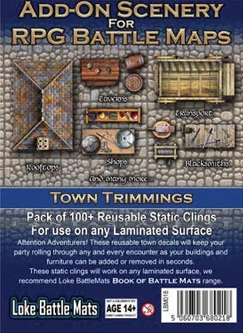 Add-on Scenery for RPG Battle Maps: Town Trimmings