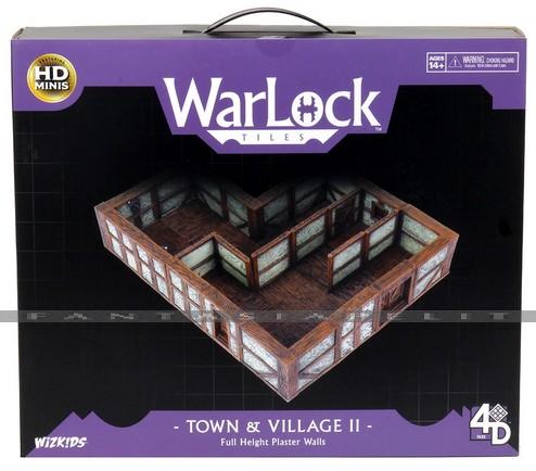 WarLock Tiles: Town & Village II -Full Height Plaster Walls