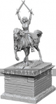 Deep Cuts Unpainted Miniatures: Heroic Statue (new)