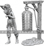 Deep Cuts Unpainted Miniatures: Hanging Cage (new)