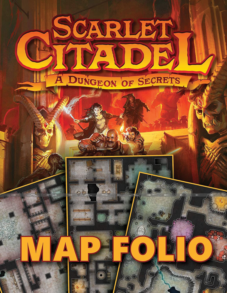 Scarlet Citadel: A Dungeon of Secrets Map Folio