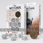 Witcher Dice Set: Geralt, The White Wolf (7 + coin)