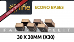 GF9 Econo Bases 30x30mm (x30)