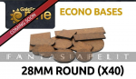 GF9 Econo Bases 28mm Round (x40)