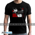 Death Note T-Shirt: I am Justice, (size L men, Slim fit)