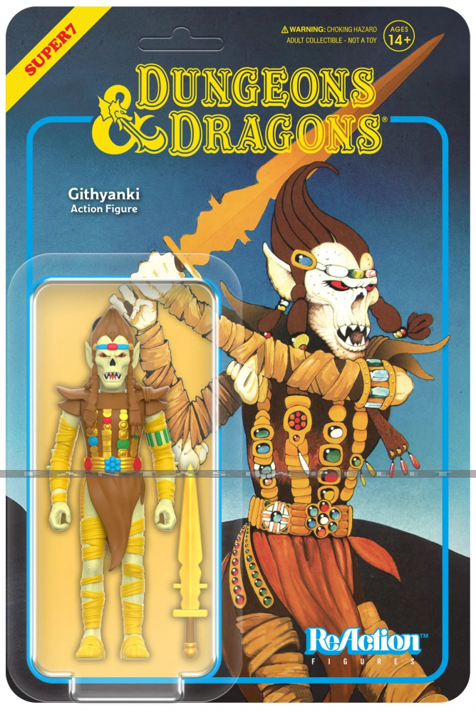 ReAction Series Dungeons & Dragons Retro Action Figure: Githyanki (Fiend Folio)
