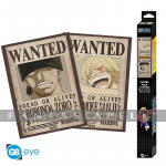 One Piece Set 2 Chibi Posters: Wanted Wanted Zoro & Sanji (52x38 cm)