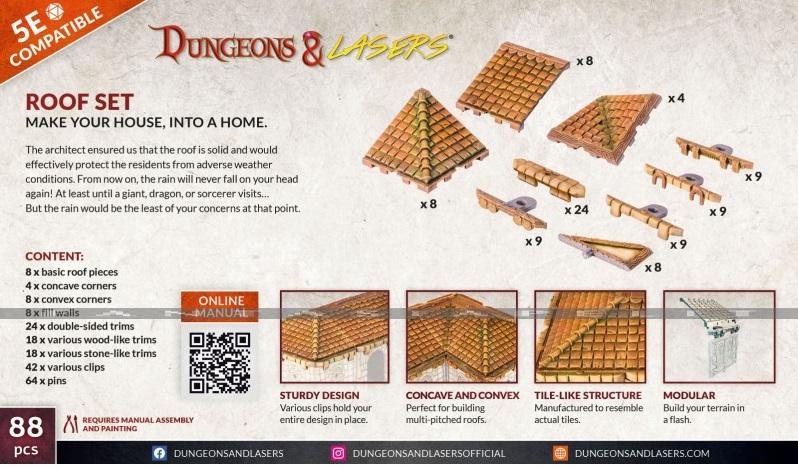 Dungeons & Lasers: Roof Set - kuva 2