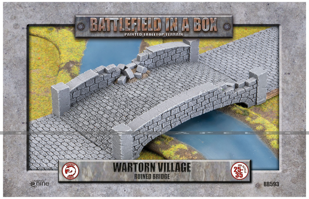 Battlefield in a Box - Wartorn Village: Ruined Bridge (30mm)