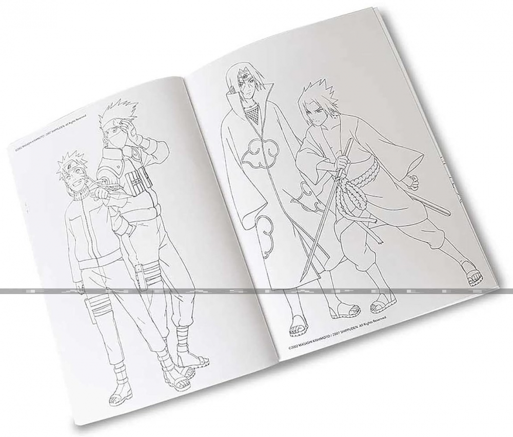 Naruto Shppuden: Official Coloring Book - kuva 2