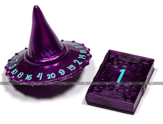 PolyHero Wizard D20 Wizard Hat and D2 Spellbook: Wizardstone