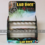 Lab Dice: Cardboard Lab Dice Tube Set Display in Shipping Box