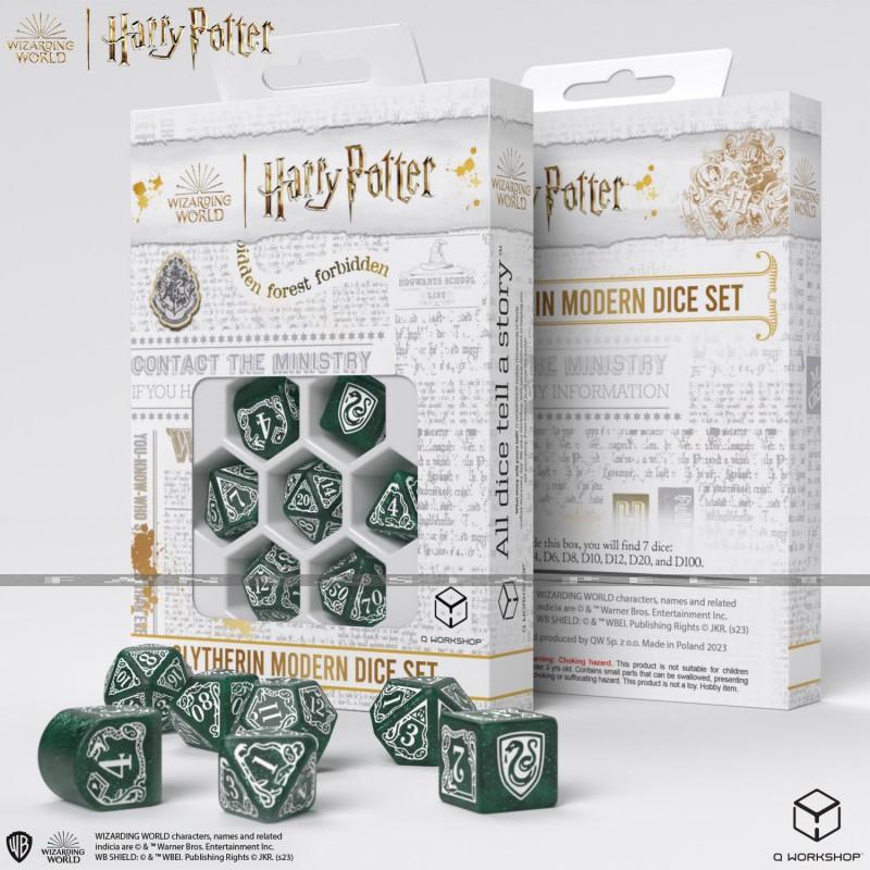 Harry Potter Dice Set: Slytherin Modern (Green)