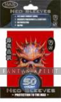 Sleeves: Red Skull Silver Wave (50)