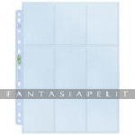 9-Pocket Platinum Page for Standard Size Cards, 11-Holes (korttikansion irtolehti)