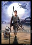Art Sleeves Pack: Star Wars The Force Awakens -Rey (50)