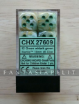 16mm D6 Marble Green/Dark Green (12)