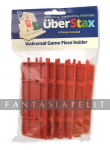 UberStax: Universal Game Piece Holder -Red