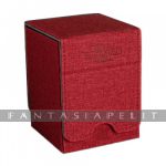 Convertible Premium Deck Box Single Vertical 100+ Standard Size Cards -Red