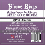 Sleeve Kings Medium Square Card Sleeves (80x80mm) (110)