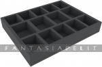 50 mm Full-Size Foam Tray with 14 Compartments