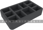 50 mm Half-Size Foam Tray with 10 Compartments