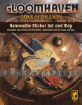 Gloomhaven Removable Sticker Set and Map: Jaws of the Lion
