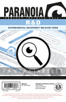 Paranoia RPG: R&D Experimental Equipment Release Form Pad