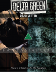 Delta Green: Dead Letter